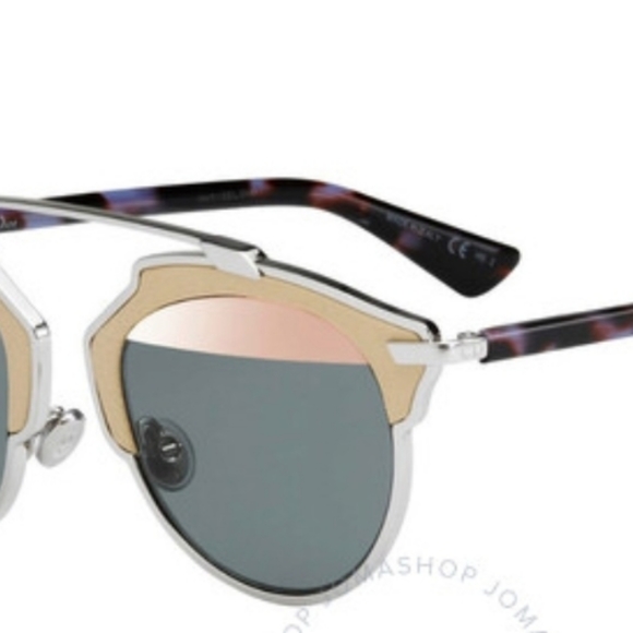 Dior So Real Brow Bar Aviator Sunglasses #2 - Picture 2 of 15